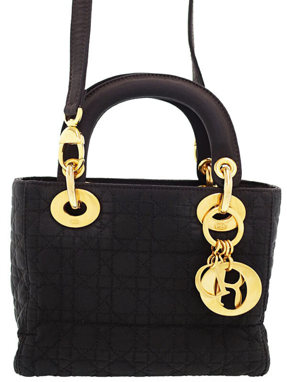 Christian Dior Cannage Lady Dior Bag quilted cannage Black